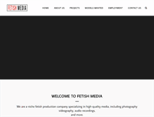 Tablet Screenshot of fetishmedia.com
